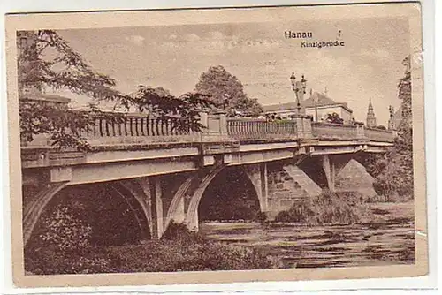 02529 Ak Hanau Kinzigbrücke 1930