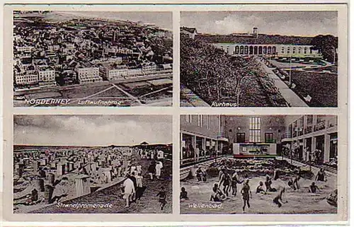 02513 Multi-image Ak Norderney Waterbad, etc. 1934