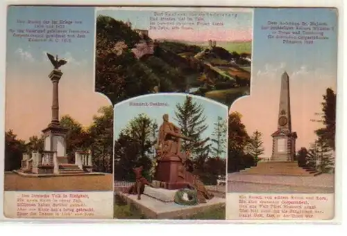 02502 Mehrbild Ak Burg Saaleck und Rudelsburg um 1910