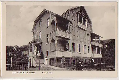 02493 Ak Bad Sooden a. Werra Villa Lentz vers 1920