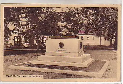 02478 Ak Francfort à l'Oder Kleist Monument 1911