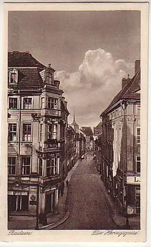 02466 Ak Bautzen la Herzensgasse vers 1930