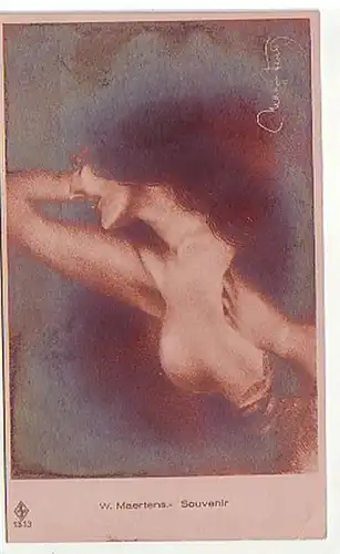 02436 Ak Erotic W. Maertens "Souvenir" vers 1920