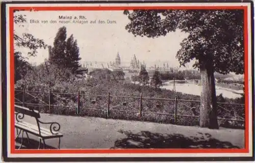 02430 Ak Mayence Vue des nouvelles installations vers 1910