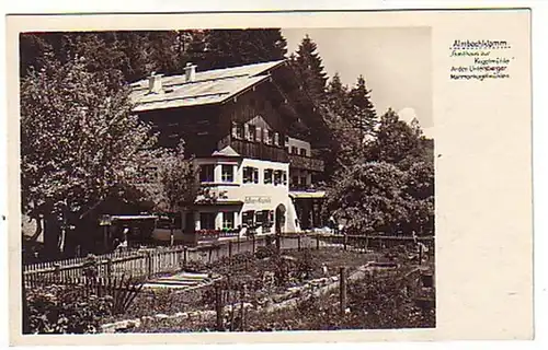 02417 Ak Gasthaus zur Kugelmühle Berchtesgaden um 1940