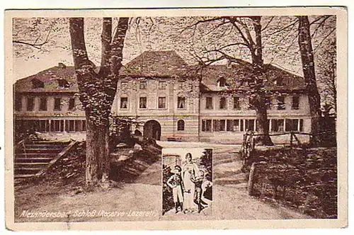 02401 Ak Alexandersbach Réserve Hôpital L'hôpital 1919