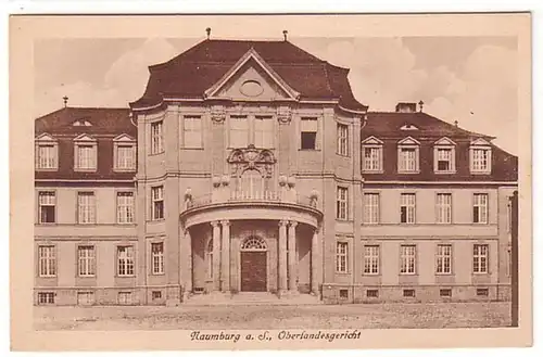 02394 Ak Naumburg à la Salle Oberlandesgericht vers 1920