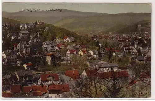 02349 Ak Wernigerode Lindenberg Totalansicht 1926