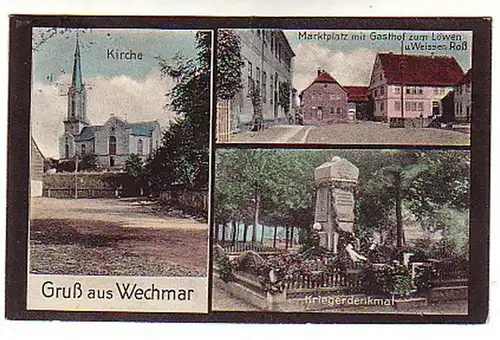 02348 Ak Salutation en Wechmar Gasthaus etc. 1932