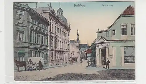 02298 Ak Perleberg Bäckerstrasse 1907