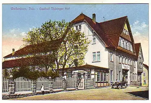 02291 Ak Weisenborn Thürbau. Gasthaus Thuringer Hof 1937