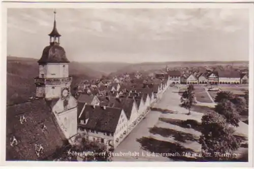 02263 Ak Freudenstadt dans la place de marché de la Forêt Noire vers 1940