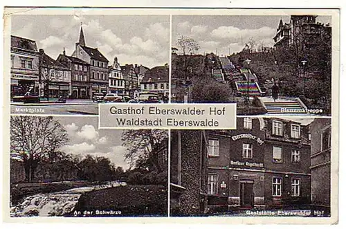 02253 Ak Gasthof Eberswalder Hof Waldstadt 1941