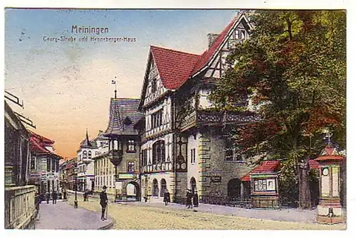 02227 Ak Meiningen Georg-Strasse 1906