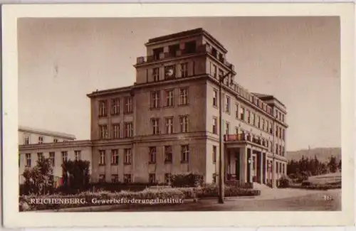 02203 Ak Reichenberg Gewerbeförderungsinstitut um 1930