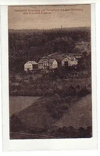 02198 Ak Heimstätte Gleesberg sächsisches Erzgeb. 1917