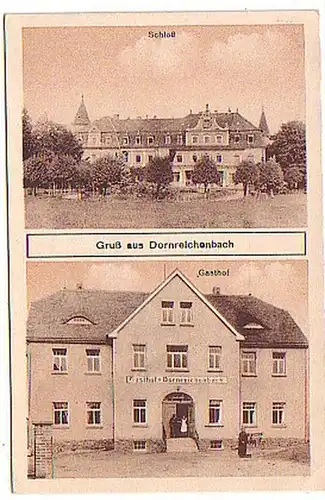 02173 Ak Salut de Dornrichenbach Gasthof, etc. vers 1920