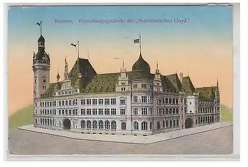 02160 Ak Bremen Verwaltungsgebäude des "Norddeutschen Lloyd" 1917