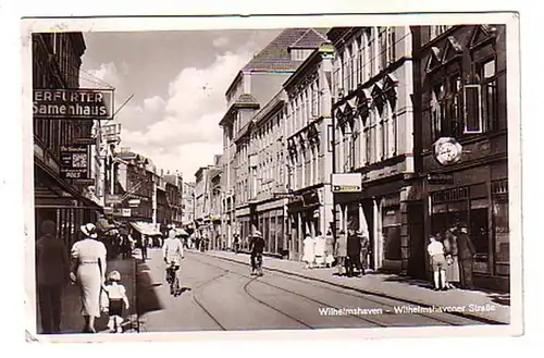 0215 Ak Wilhelmshaven WIhelmshaver Strasse 1941