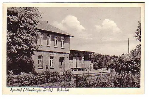 02138 Ak Egestorf Lüneburger Heide Gare vers 1930