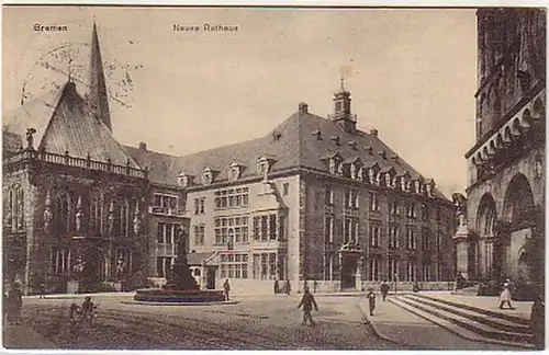 02127 Feldpost Ak Bremen Neue Mairthaus 1915