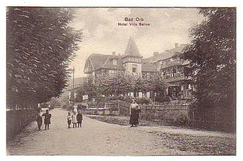 02111 Ak Bad Orb Hotel Villa Saline 1913