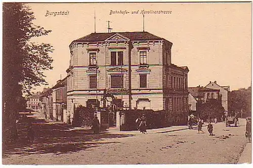 02074 Ak Burgstadt en Saxe Cour Schahnke vers 1930