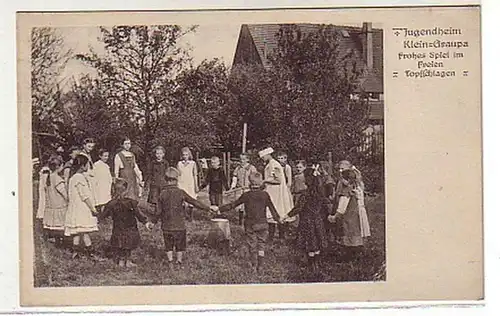 01247 Ak Jugendheim Klein Graupa in Sachsen um 1920
