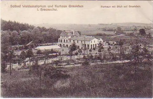 01165 Ak Grasleben bei Helmstedt Waldsanatorium 1910