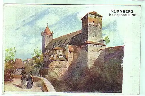 01114 Ak Nürnberg Kaiserstallung um 1910