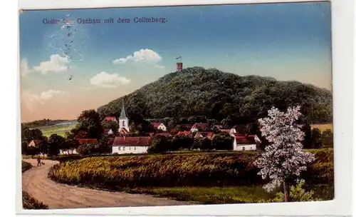 01109 Ak Collm bei Oschatz mit dem Collmberg 1912
