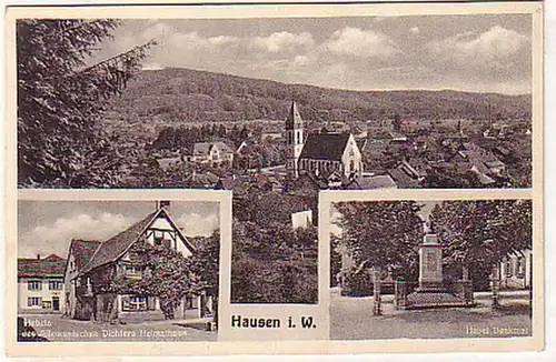 01081 Mehrbild Ak Hausen in Westfalen um 1940