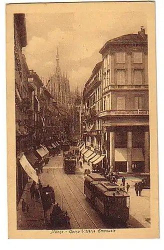 01069 Ak Milano Milan Corso Vittorio Emanuele vers 1930