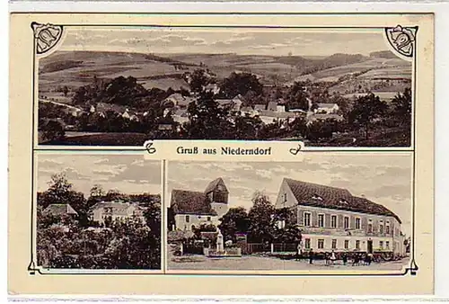 01062 Ak Gruss aus Niederndorf 1939