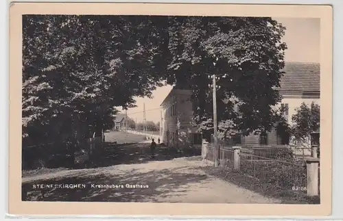 01026 Ak Steinkirchen Krennhubers Gasthaus um 1940