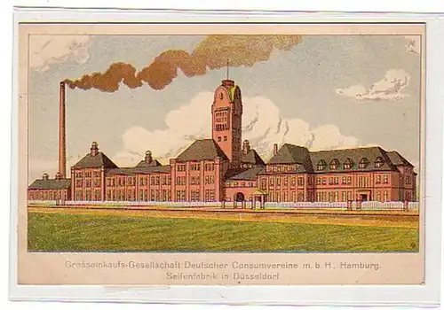 01003 Ak Savenfabrik à Düsseldorf vers 1915
