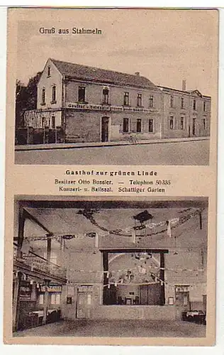 00977 Ak Gruss aus Stahmeln Gasthof um 1920