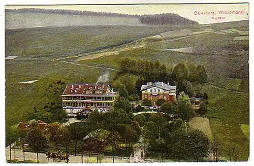 00974 Ak Oberharz Wildemann Kurhaus um 1910