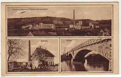 00959 Ak Portland Zement Werke Kursachsen 1929