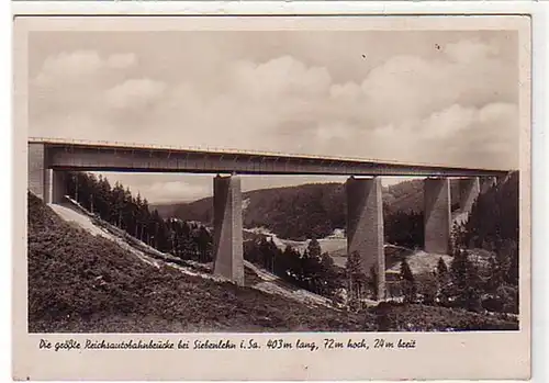 00934 Ak Reichsautobahnbrücke Siebenlehn um 1930