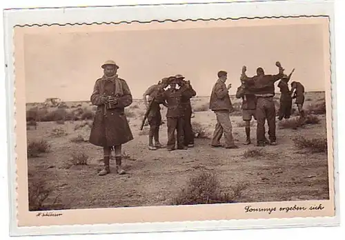 00915 Foto Afrikafeldzug gefangene Engländer um 1942