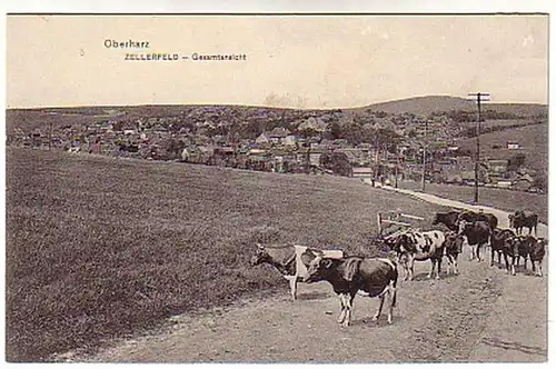 00903 Ak Oberanz Zellerfeld Vue d'ensemble vers 1900