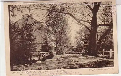 00837 Feldpost Ak Truppen Übungsplatz Altengrabow 1916