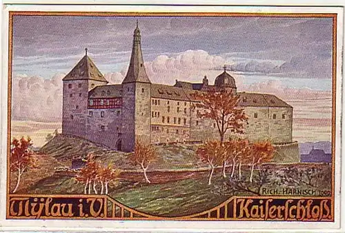 00835 Ak Mylau dans le château de l'empereur Vogtland vers 1920