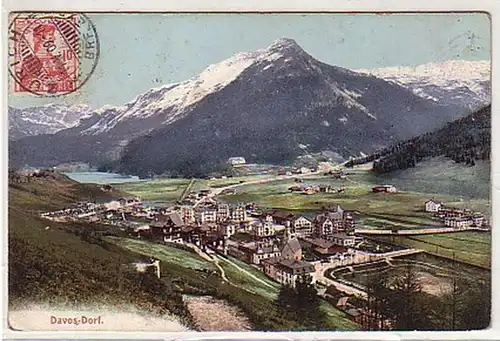 00801 Ak Davos village Vue totale 1909