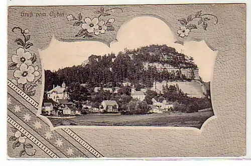 00793 Ak Gruss aus Oybin bei Zittau 1911