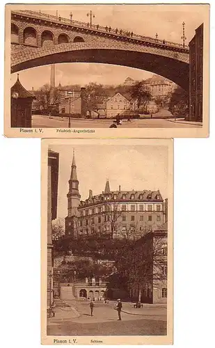 00784/2 Ak Plauen im Vogtland Friedrich August Brücke