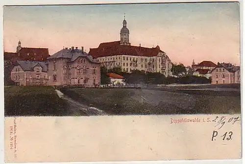 00732 Ak Dippoldiswalde in Sachsen Totalansicht 1907