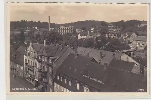 00683 Ak Lunzenau an der Mulde Totalansicht um 1930