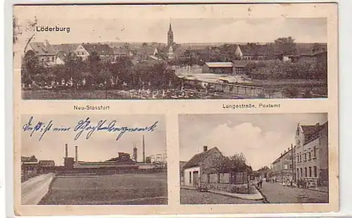 00676 Feldpost Ak Löderburg Neu-Stassfurt 1915
